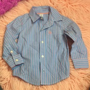 ➕ Carter's Button Down Top Boys 2T Shirt